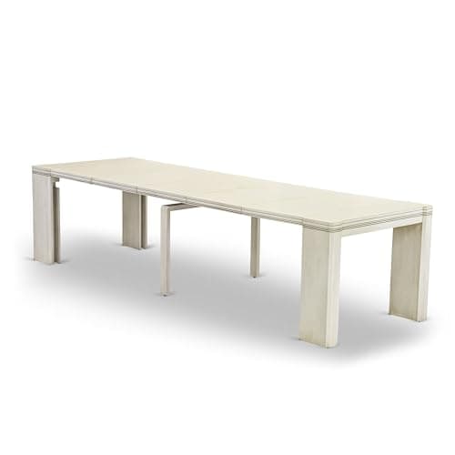 Luxe By East West Furniture XT...120 Inch, Antique White Finish