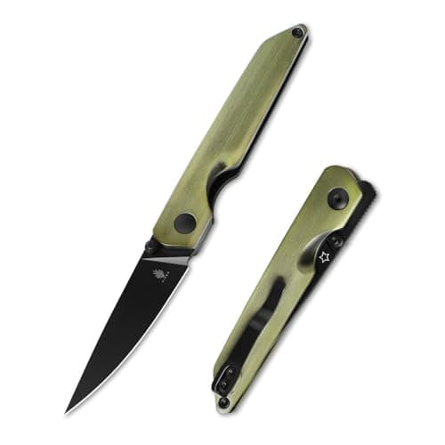 2.88" Kizer Shot 154CM EDC Folding Pocket Knife w/ Bronze Aluminum Handle $30