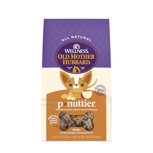20-Ounce Old Mother Hubbard P-Nuttier Peanut Butter Flavor Mini Dog Biscuits $2.92 w/ S&S + Free Shipping w/ Prime or on $35+