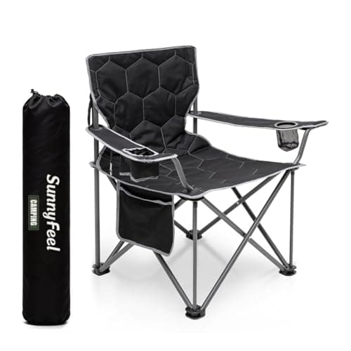 SUNNYFEEL Oversized Padded Folding Camping Chair (up to 500-Lbs) from $29.80 + Free S&H