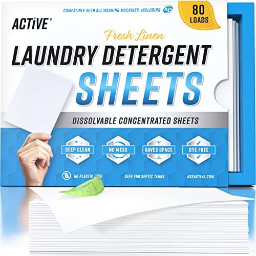 Active Laundry Detergent Sheets 80-Count Just $7.97 Shipped on Amazon (Reg. $20)