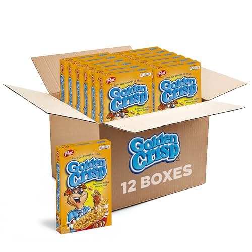 Golden Crisp Sweetened Puffed ...eal, 14.75 oz Box (Pack of 12)