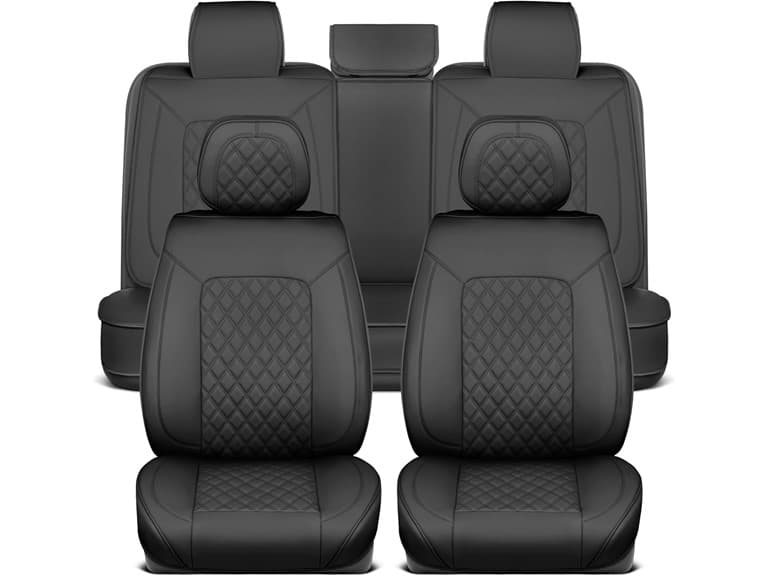 MotorBox Prestige Faux Leather Seat Full Set Black