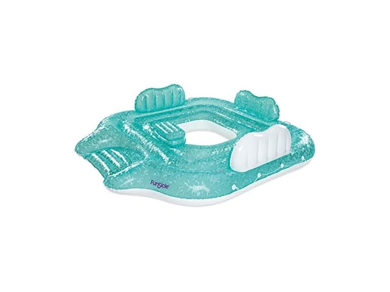 Funsicle 9 ft Party Mix Inflatable Island Float