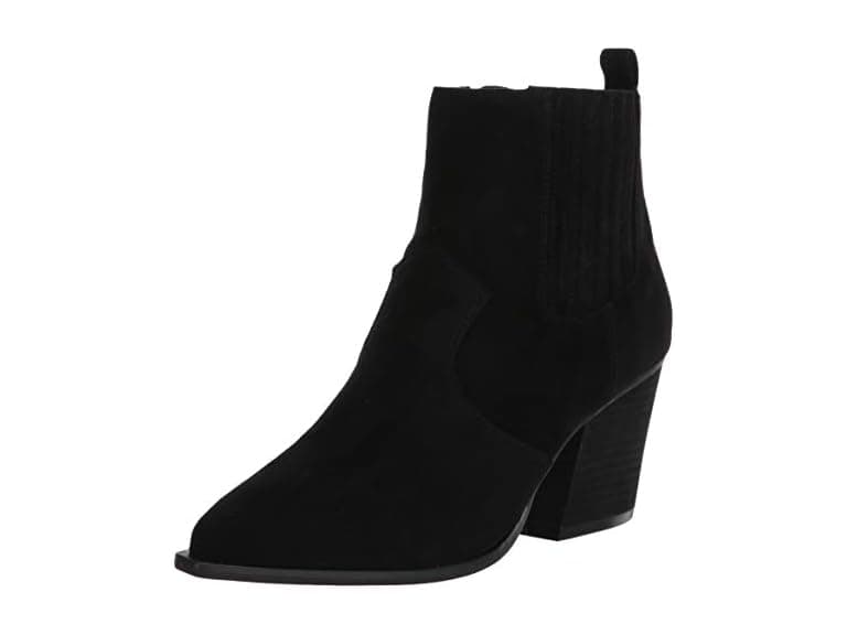 The Drop Women's Sia Pointed Toe Western Ankle Boot
