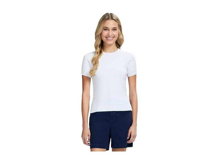 Izod Women Short Sleeve Performance Sweater
