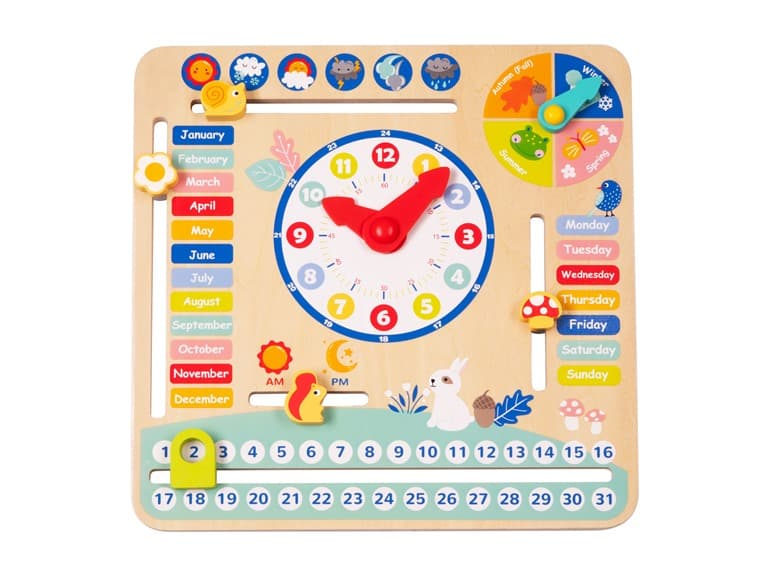 Zummy Wooden Calendar Learning Toy