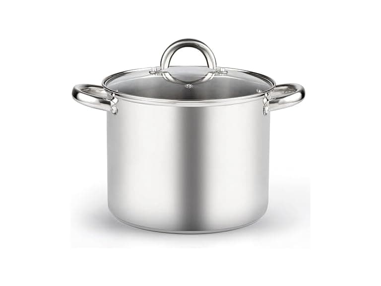 Cook N Home Basics 8 Quart Stainless Steel Stock Pot with Lid