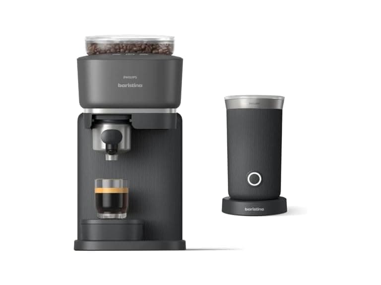 Philips Baristina Espresso Machine+Milk Frother Bundle