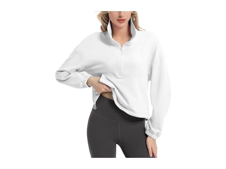 Fkeep Women Quarter Zip Pullover Women Pullover