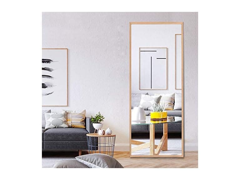 NeuType 65"x22" Wood Full Length Mirror