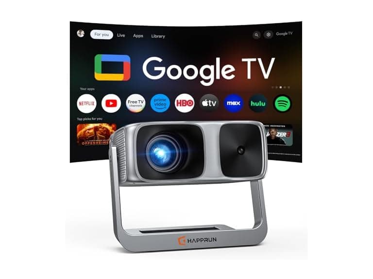 HAPPRUN 2000 ANSI Google TV Projector