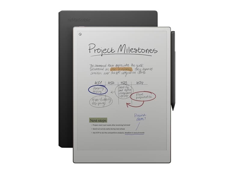 reMarkable Paper Pro Leather Folio Bundle (Open Box) (Factory Reconditioned; Open Box)