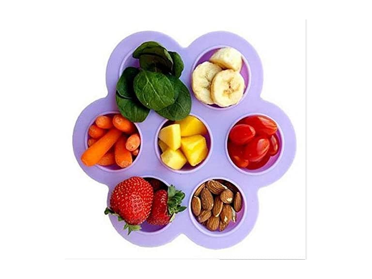 SAYGOGO 7-Hole Silicone Children's Food Supplement Box