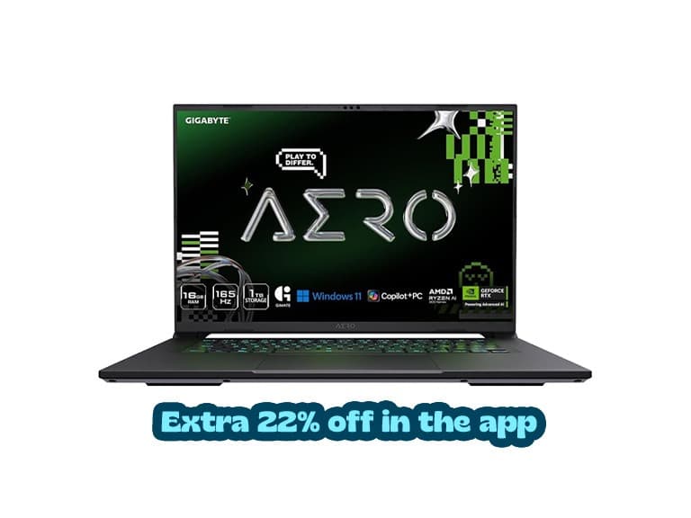 GIGABYTE AERO X16 16" RTX 5070 Gaming Laptop