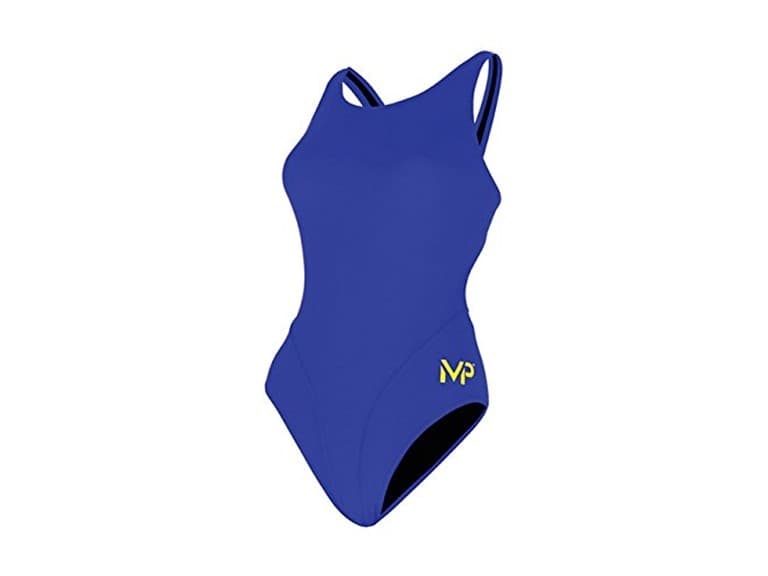 Michael Phelps Solid Comp Back Swimsuit