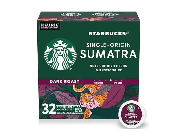 Starbucks Sumatra K-Cups, 32ct