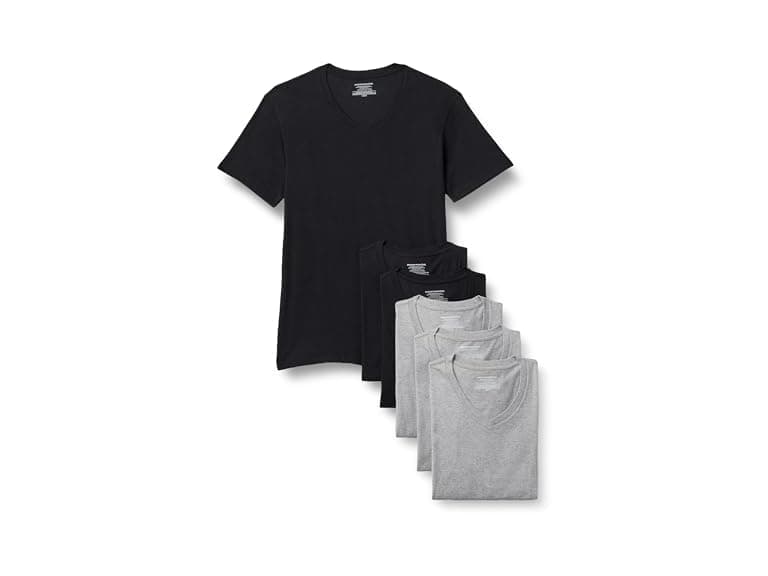 Amazon Essentials Mens VNeck Undershirt 6Pk