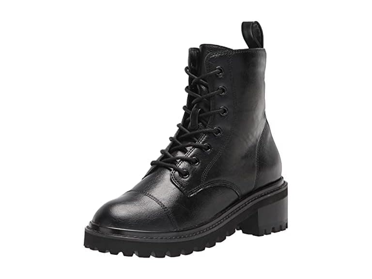 The Drop Women's Sparta Chunky Sole Lace Up Combat Boot
