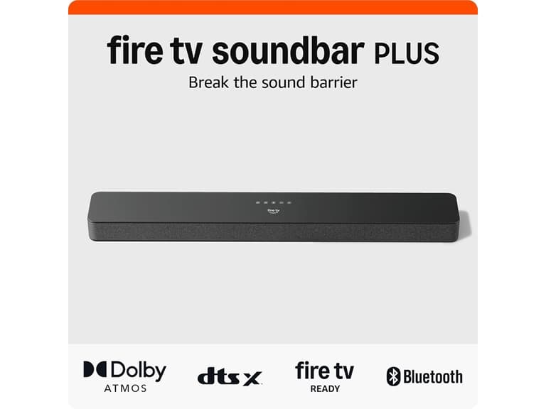Amazon Fire TV Soundbar Plus (Newest Model) (Like-New, Open Box)