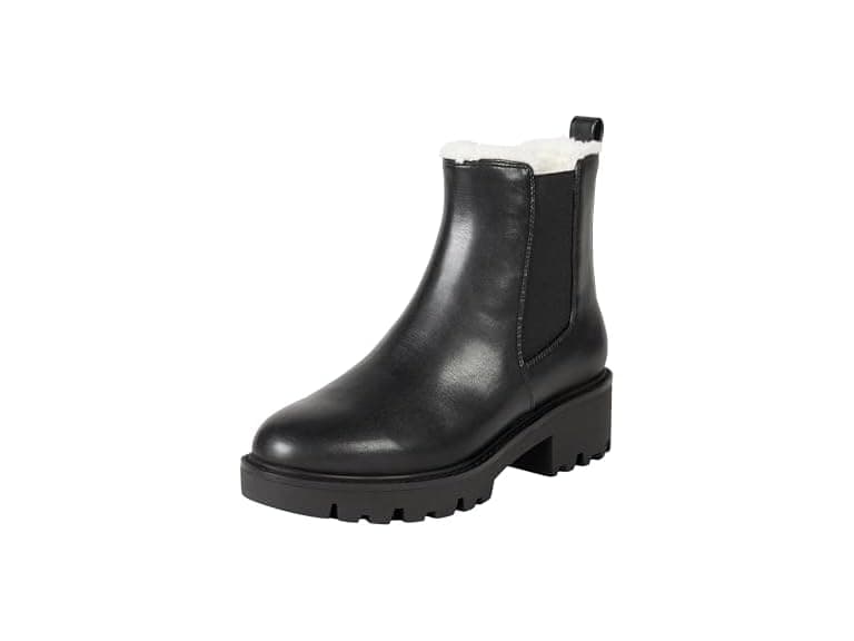 The Drop Women's Campbell Sherpa Chelsea Boot