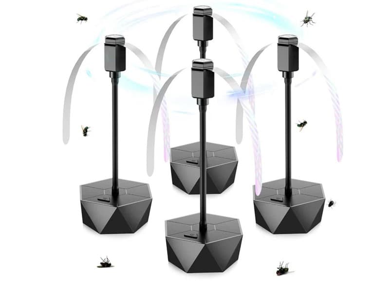Hakol 4 Pack Fly Fans for Tables