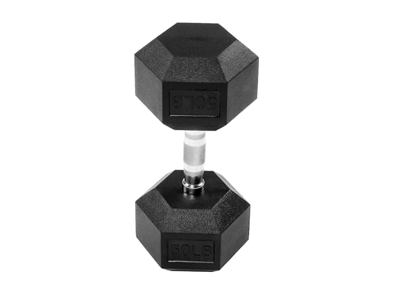 Signature Fitness Fitvids Dumbbell, 50lbs Single