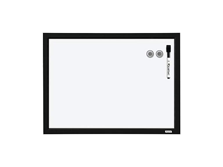 Quartet Magnetic Whiteboard 17x23 Blk