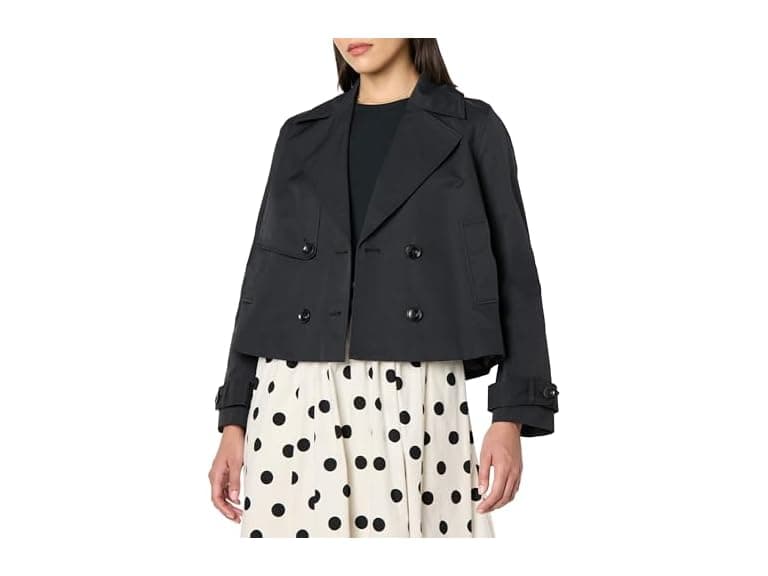 The Drop Women Mara Cropped Trench