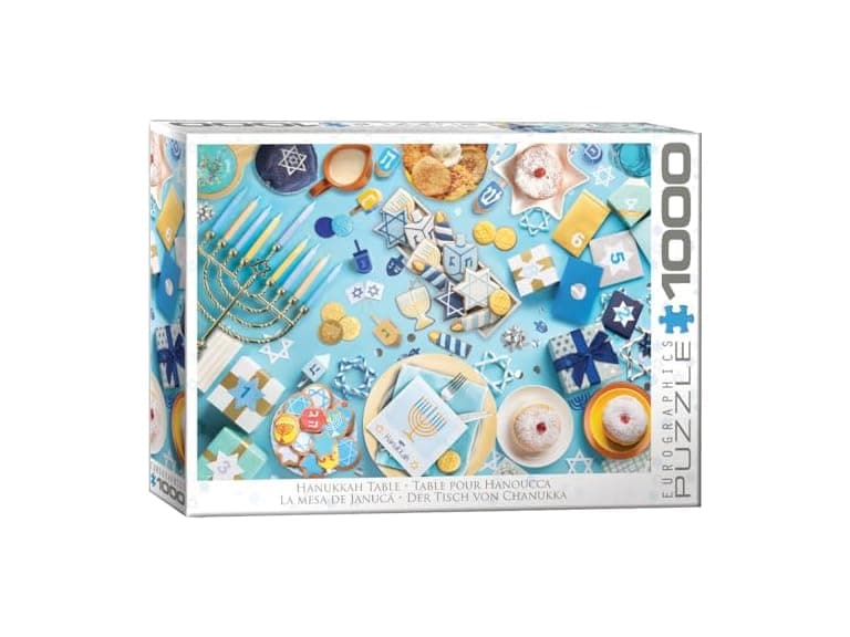 Hanukkah Table Jigsaw Puzzles, 1000 pcs