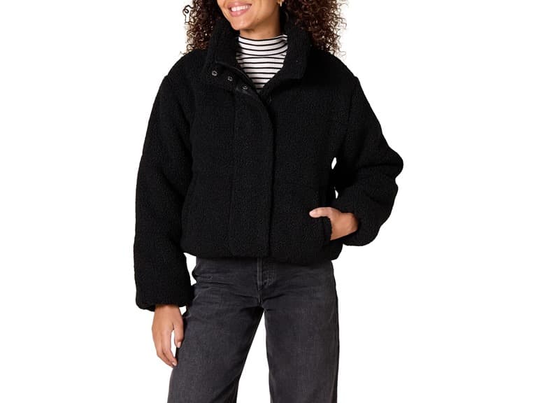 Amazon Essentials Women (XXL) Crop Boucle Jacket