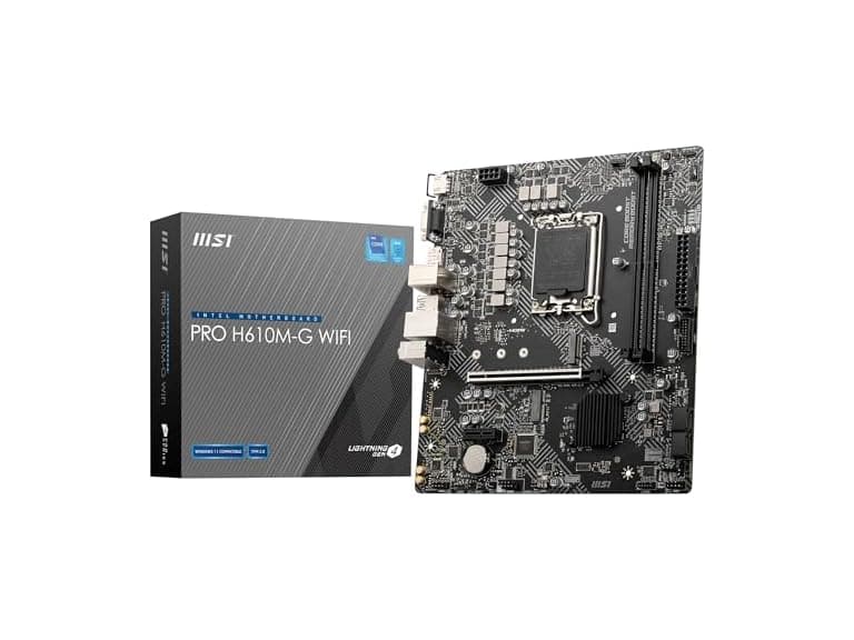 MSI PRO H610M-G WiFi Motherboard