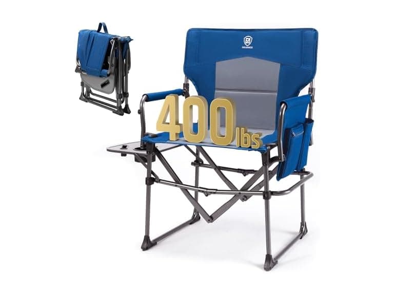 EVER ADVANCED Blue Camping Chair