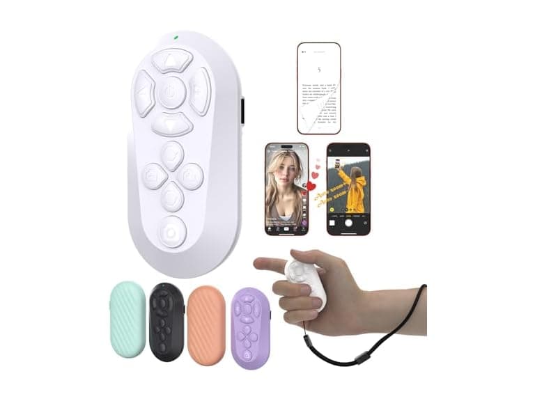 ZOZVO Wireless Remote Controller White