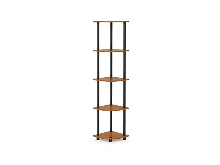Furinno Furinno TURN-N-TUBE Corner Shelf, 5-Tier