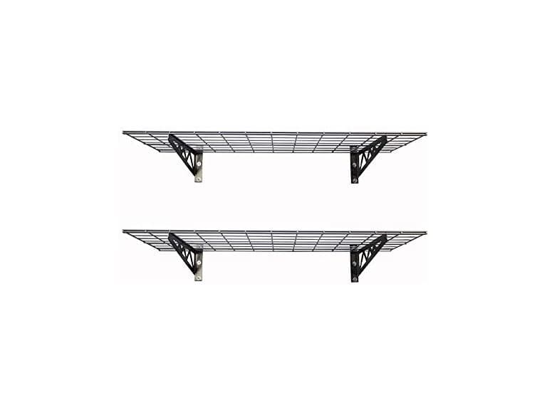 SafeRacks Steel Garage Wall Shelves 2-Pk 24"x48" Open Box (New (Open Box))