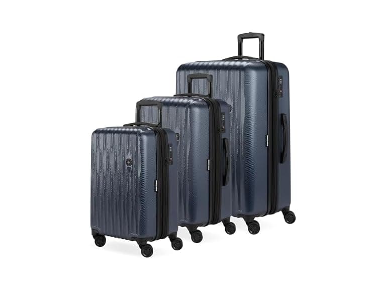 SwissGear 7272 Energie Hardside Navy, 3-Piece Set (19/24/27)