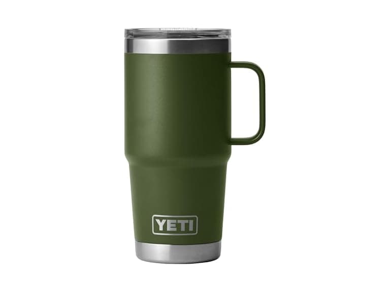 YETI Rambler 20oz Travel Mug, Highlands Olive