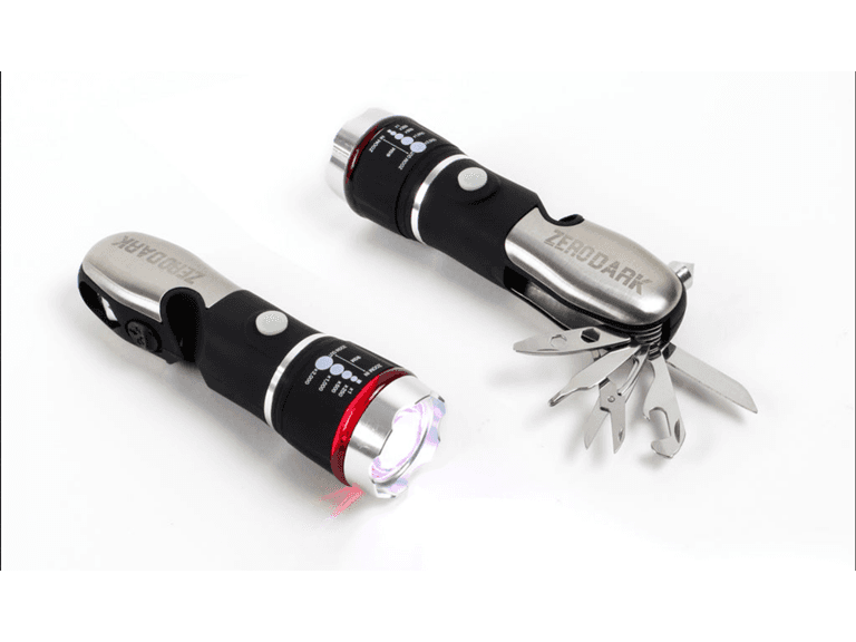 ZeroDark 5pc Tactical Stainless Steel Multi Tool Flashlight