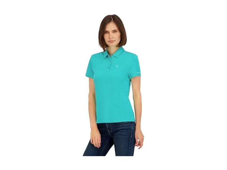 Spyder Womens Jacquard Stripe SS Polo