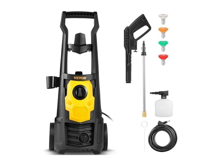 VEVOR Electric Pressure Washer, 2000 PSI 1.76 GPM