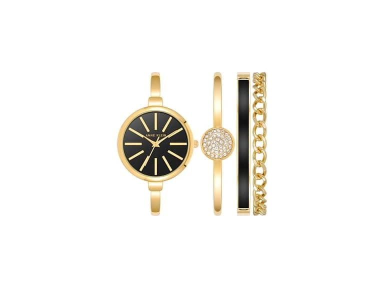 Anne Klein Women Bangle Watch & Bracelet Set