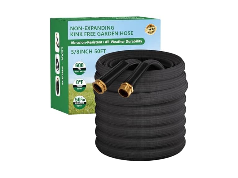 HDking 50FT Non-Expanding Garden Hose