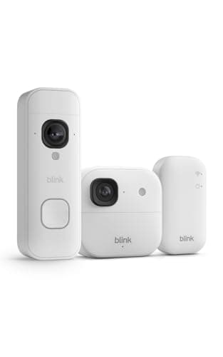 Blink Battery Doorbell 2K+ (newest model) and Outdoor 2K+ (newest model) — Wireless smart security, 2K video, enhanced audio. Sync Module Core included - for $35