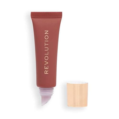 Revolution, Juicy Peptide Lip Balm, Sheer to Buildable Tint with Hydrating & Nourishing Peptides, Squalane & Vitamin E, Nude Latte, 0.27 fl oz