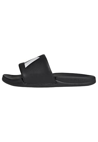 adidas Unisex-Adult Adilette Comfort 2.0, Black/White, 7