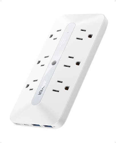 Anker 10-in-1 Wall Outlet Extender w/ Surge Protection & 20W Fast Charging $16