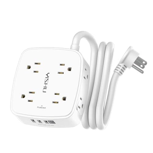 5-Foot Surge Protector Power Strip w/ 8 Outlets & 4 USB Ports for $10 + free shipping w/ Prime