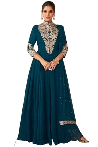 Shreeva Fashion Ready to Wear Indian/Pakistani Party Roka wear Royal Traditional Anarkali Suit/Gown Salwar Suit for Womens