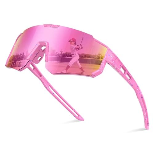 Tnnaiko Kids Polarized Sunglasses for Boys & Girls, Youth Baseball Softball Cycling Sports Sunglasses UV Protection Ages 3-12